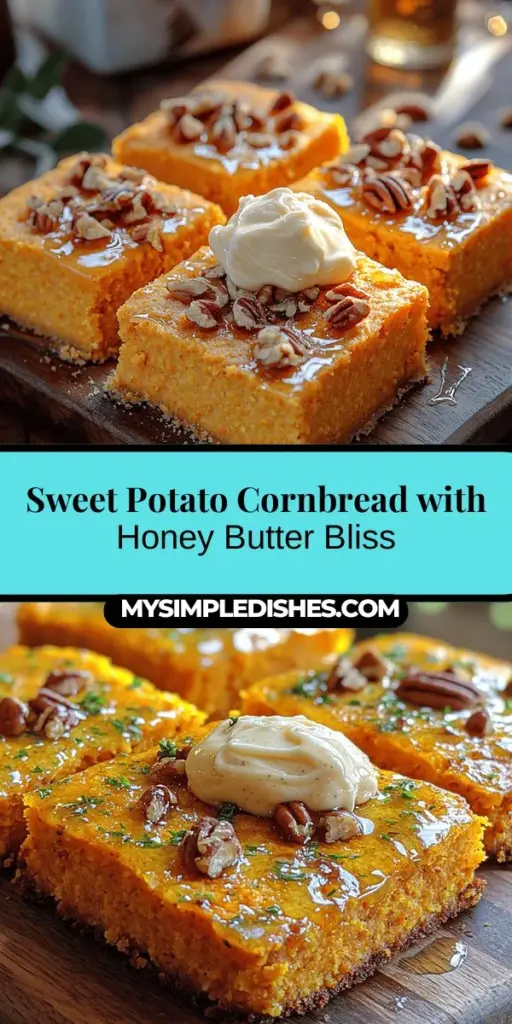 Experience the warmth of homemade comfort with this Honey Butter Sweet Potato Cornbread recipe. This delightful twist on classic cornbread incorporates sweet potatoes for added moisture and sweetness, topped with a luxurious honey butter glaze. Perfect for any meal, from cozy family dinners to festive gatherings, this cornbread is both delicious and nutritious. Enjoy the rich flavors and textures that will surely become a beloved tradition in your home.