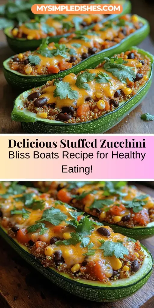 Discover the joy of cooking with Stuffed Zucchini Bliss Boats, a healthy and delicious dish that's perfect for any occasion. This recipe highlights the versatility of zucchini, filled with wholesome ingredients like quinoa, black beans, and corn for a flavor-packed experience. Easy to prepare, these boats are not only nourishing but also visually appealing. Unleash your creativity in the kitchen and enjoy a balanced meal that's sure to impress family and friends.