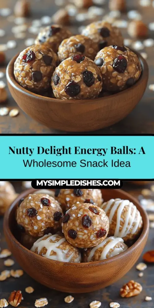 Discover the joy of Nutty Delight Energy Balls, a wholesome snack perfect for busy lifestyles! These nutrient-packed bites are made from rolled oats, natural nut butters, flaxseed, and delightful mix-ins like chocolate chips and dried fruits. Whether you're seeking a post-workout boost or a quick pick-me-up, these energy balls are easy to prepare and customizable to fit your taste. Indulge guilt-free with a delicious snack that delivers sustained energy throughout the day. Enjoy making your own healthy treats at home!