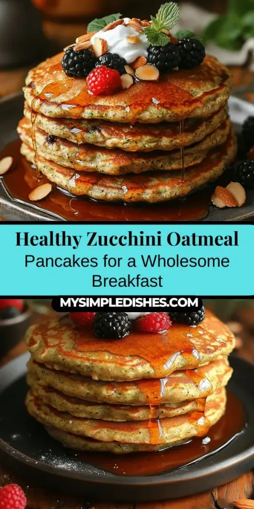 Discover the joy of Zucchini Oatmeal Pancakes—an innovative and nutritious twist on a breakfast classic! These fluffy pancakes are packed with the goodness of zucchini and rolled oats, offering a delicious way to start your day right. With their high fiber content and essential vitamins, they provide sustained energy while keeping breakfast exciting. Perfect for any meal, these pancakes are easy to make and customizable with your favorite toppings. Elevate your breakfast routine and enjoy the benefits of this healthy delight!
