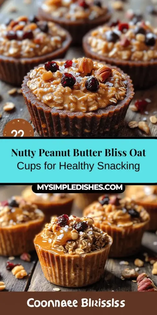Discover the perfect blend of taste and nutrition with Peanut Butter Bliss Oat Cups! These easy-to-make oat cups are ideal for busy mornings or as a post-workout snack. Packed with wholesome ingredients like rolled oats, natural peanut butter, and your choice of mix-ins, they offer a delicious crunch while providing sustained energy. Customize your recipe with nuts, chocolate chips, or dried fruit for a personal touch. Enjoy a nutritious treat that both kids and adults will love!