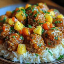 Welcome to a culinary adventure that transports your taste buds to a tropical paradise! The dish we are exploring today is the delightful Sweet and Sour Pineapple Meatballs. This unique recipe combines the savory goodness of meatballs with the bright, refreshing flavors of pineapple, resulting in a dish that is both comforting and exciting. Whether you’re serving it as an appetizer at a gathering or as a main course for your family, these meatballs are sure to impress.