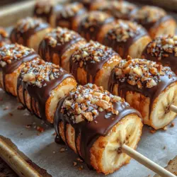 When it comes to satisfying your sweet tooth without compromising on health, few treats can rival the delightful combination of chocolate and bananas. Chocolate Dipped Banana Bliss Pops are not just a delicious indulgence; they are a guilt-free dessert that offers a perfect balance of flavor and nutrition. These pops are not only visually appealing but also incredibly versatile. You can customize them to your taste, making them a delightful treat for both kids and adults alike.