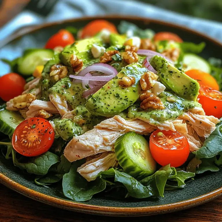 In the world of healthy eating, few dishes rival the appeal of a vibrant green goddess chicken salad. This refreshing salad not only tantalizes the taste buds but also provides a nutritional punch that keeps you feeling satisfied and energized. With its array of colorful ingredients, this salad is a feast for the eyes and the palate, making it a perfect centerpiece for a light lunch or a fulfilling dinner.