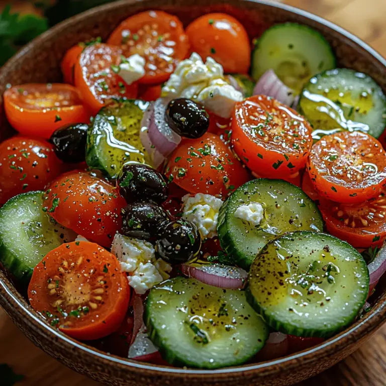 As the sun shines brighter and the temperatures rise, nothing says summer quite like a vibrant, fresh salad. Enter the Cucumber Feta Delight, a quintessential summer dish that embodies the spirit of the season through its lightness and flavor. This salad is not just a feast for the eyes with its array of colorful ingredients; it's also a delightful blend of refreshing tastes that can elevate any gathering or picnic. Whether you’re hosting a backyard barbecue, enjoying a picnic at the park, or simply looking for a healthy meal option, this salad has you covered.
