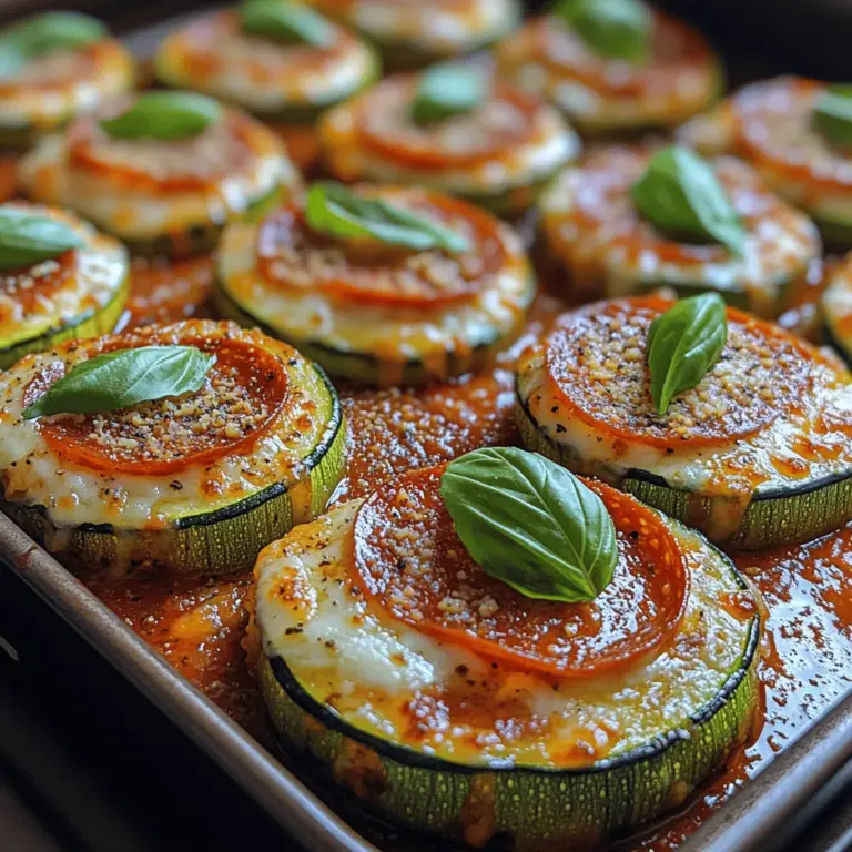 Zucchini, the star ingredient in this recipe, is not only delicious but also packed with numerous health benefits. One of the most compelling reasons to incorporate zucchini into your diet is its low-calorie count. A medium-sized zucchini contains only about 33 calories, making it an excellent choice for those looking to maintain a healthy weight while enjoying flavorful dishes. Moreover, zucchini is high in essential vitamins, particularly vitamin C and vitamin A, both of which play crucial roles in supporting your immune system and maintaining healthy skin.