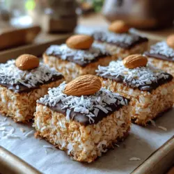 1. Combine the Dry Ingredients Start by combining the unsweetened shredded coconut and almond flour in a large mixing bowl. Use a whisk to thoroughly mix the two ingredients, ensuring that there are no lumps. This step is crucial for achieving a uniform texture in the final product.