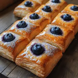 Danish pastries have long held a special place in the hearts of pastry enthusiasts worldwide, celebrated for their flaky layers and delightful fillings. Originating from Denmark, these pastries have evolved over time, becoming a staple in bakeries and home kitchens alike. Their versatility makes them perfect for any occasion, whether it’s a leisurely breakfast, an elegant brunch, or a sweet dessert to round off a meal. Among the myriad of flavor combinations, the *Blueberry Bliss Cream Cheese Danish* stands out as a delightful treat that harmonizes the richness of cream cheese with the vibrant burst of fresh blueberries.