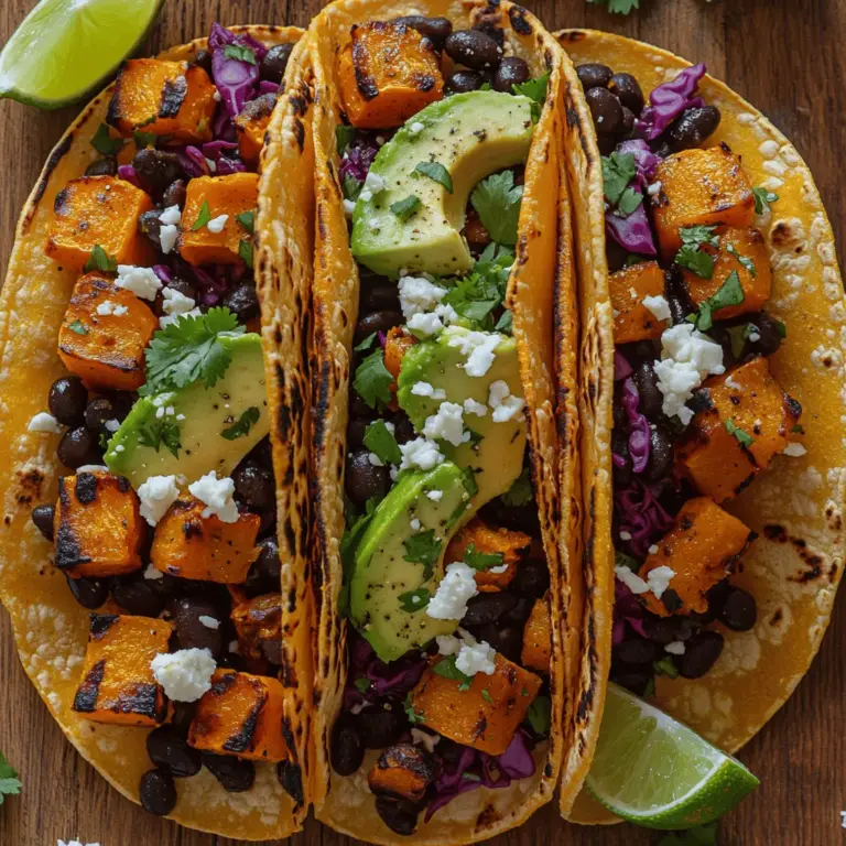 In recent years, there has been a significant shift towards plant-based meals, as more individuals seek to incorporate healthier and more sustainable food options into their diets. This trend is fueled by a growing awareness of the environmental impact of meat consumption and the health benefits associated with a diet rich in fruits, vegetables, and whole grains. One standout dish that captures this movement beautifully is roasted butternut squash tacos. These tacos are not only vibrant and visually appealing but also offer a delightful combination of flavors and textures that are sure to satisfy.