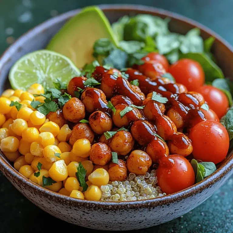 The growing popularity of plant-based diets reflects a significant shift in how people view food. With increasing awareness of health, environmental sustainability, and animal welfare, more individuals are seeking nutritious and delicious plant-based options. One standout recipe in this movement is the BBQ Chickpea Veggie Bowl. This dish not only exemplifies the essence of a plant-based meal but also presents an exciting and flavorful way to enjoy wholesome ingredients.
