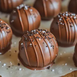 The Oreo Delight Truffles are a modern twist on classic flavors, combining the beloved Oreo cookie with the smoothness of cream cheese and a coating of decadent semi-sweet chocolate. The appeal of these truffles lies in their simplicity and the balance of flavors. The crispiness of the Oreo cookies complements the creaminess of the filling, while the chocolate coating adds an extra layer of richness that makes each bite utterly satisfying.