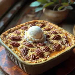 To create an exceptional Pecan Pie Dump Cake, it's essential to understand the role of each ingredient in the recipe. Each component contributes to the overall flavor, texture, and appeal, ensuring that every bite is a delightful experience.