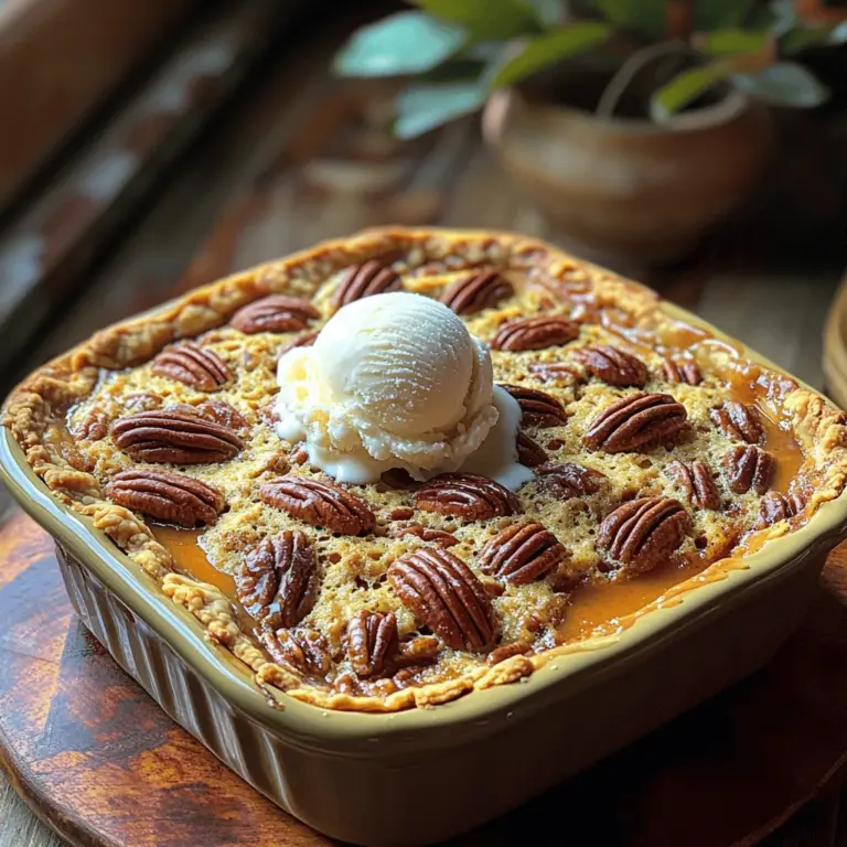 To create an exceptional Pecan Pie Dump Cake, it's essential to understand the role of each ingredient in the recipe. Each component contributes to the overall flavor, texture, and appeal, ensuring that every bite is a delightful experience.