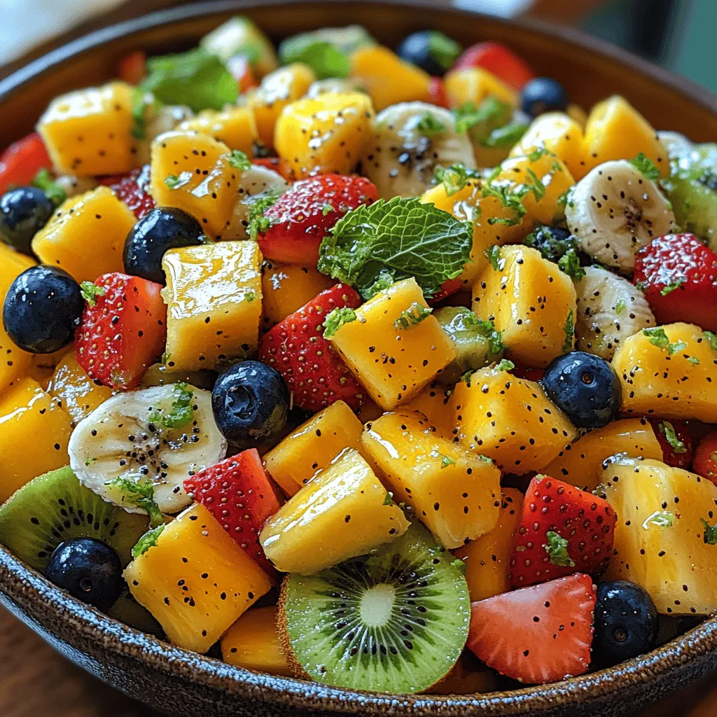 There's something undeniably appealing about tropical fruit salads. They evoke images of sun-soaked beaches, warm tropical breezes, and the vibrant colors of nature. Whether enjoyed as a refreshing snack, a dessert, or a side dish at a gathering, fruit salads have a universal charm that brings joy to any table. The secret to their popularity lies not just in their flavor but also in their versatility and health benefits.