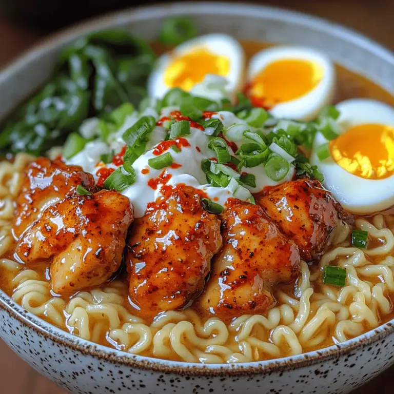 Ramen is more than just a bowl of noodles; it's a comforting embrace that warms the soul. As one of the most beloved dishes in Japanese cuisine, ramen has evolved over the years to become a global phenomenon. Its rich flavors and customizable nature make it a go-to comfort food for many. Now, imagine elevating this classic dish with a tantalizing twist—enter Spicy Sizzle Ramen. This innovative recipe combines the fiery zest of spicy chicken with a luscious creamy garlic sauce, offering a perfect balance of heat and comfort.