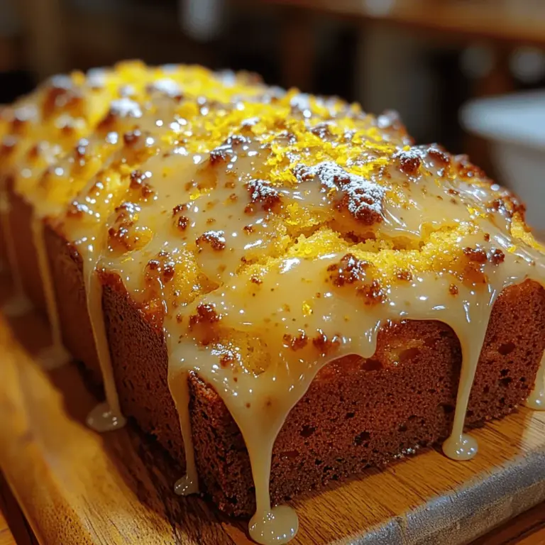 Lemon Bliss Loaf is the perfect balance of sweet and tangy, making it an irresistible treat for any occasion. This delightful loaf cake combines the brightness of fresh lemon juice and zest with the richness of buttery batter, creating a moist and flavorful dessert that's sure to impress. Whether you're looking to brighten up your coffee break, celebrate a special occasion, or simply indulge in a sweet treat, this lemon loaf provides a refreshing twist on traditional baking.