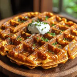 When it comes to breakfast or brunch, waffles often take center stage, delighting taste buds with their fluffy texture and versatility. However, if you're looking to elevate your waffle game, why not try a savory twist? Savory sweet potato waffles are a delectable option that combines the inherent sweetness of sweet potatoes with a medley of savory flavors. These waffles boast a unique flavor profile that caters to both breakfast enthusiasts and those seeking a hearty snack or lunch option.