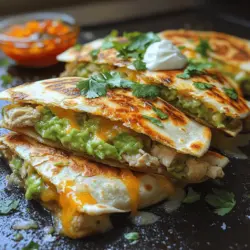 Quesadillas have long been a beloved dish in various cuisines, especially throughout Latin America and the Southwestern United States. With their versatile nature, they can be filled with an array of ingredients, allowing for endless creativity in the kitchen. Traditionally, quesadillas consist of tortillas filled with cheese and other fillings, then cooked until crispy and golden brown. However, the creamy avocado chicken quesadilla melt is a unique twist on this classic dish that brings a new level of flavor and texture to the table.