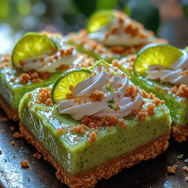 Key lime desserts, particularly Key Lime Pie, have long been favorites in regions with warm climates, especially in the Florida Keys where the tiny, aromatic key limes flourish. The unique sweetness and tartness of key limes set them apart from their more common counterparts, providing a bright and refreshing flavor that is simply unmatched. The popularity of key lime desserts has soared over the years, leading to the creation of various adaptations like cakes, cheesecakes, and, of course, bliss bars.