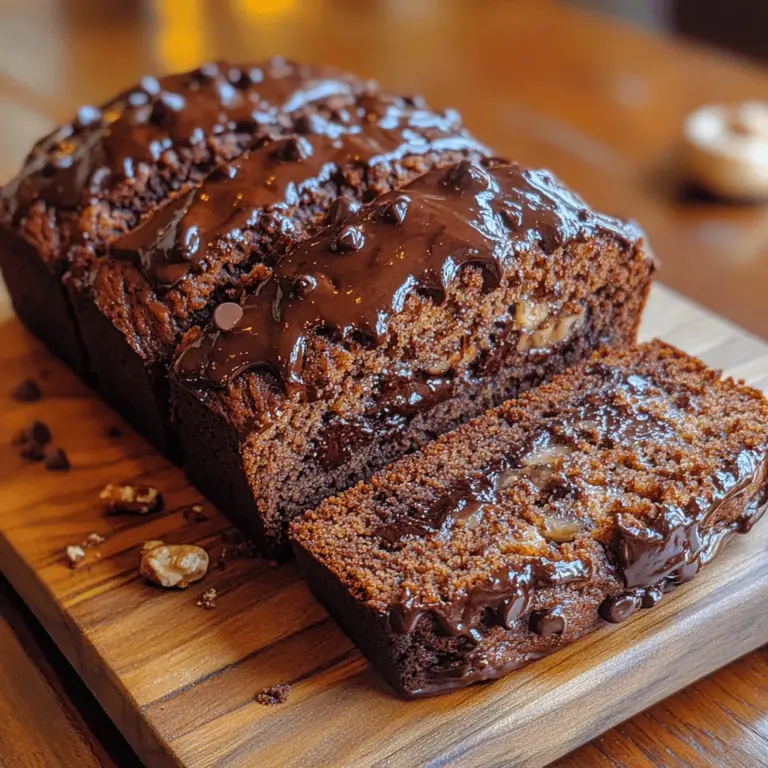 Every great recipe begins with high-quality ingredients, and our double chocolate banana bread is no exception. Let’s take a closer look at the essential components that contribute to its rich flavor and moist texture.