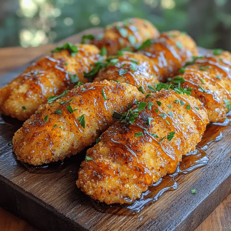 If you're searching for a dish that combines tantalizing flavors with satisfying textures, look no further than Sweet & Spicy Hot Honey Baked Chicken Tenders. This innovative recipe brings together the succulent tenderness of chicken with a crispy, golden coating, all enhanced by a unique spicy-sweet glaze that transforms a simple meal into a culinary delight. Perfect for any occasion, whether it's a quick weeknight dinner or a show-stopping appetizer for your next gathering, these chicken tenders promise to impress both family and friends alike.