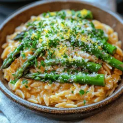 Welcome to a culinary journey that celebrates the freshness of spring with a delightful dish: Zesty Lemon Butter Orzo with Asparagus. This vibrant and delicious recipe brings together the bright flavors of lemon, the tender crunch of asparagus, and the comforting texture of orzo pasta. Whether you're looking for a quick weeknight dinner or an elegant side dish for a spring gathering, this recipe has you covered. With its ease of preparation and nutritional benefits, it's no wonder that this dish is becoming a favorite among home cooks.