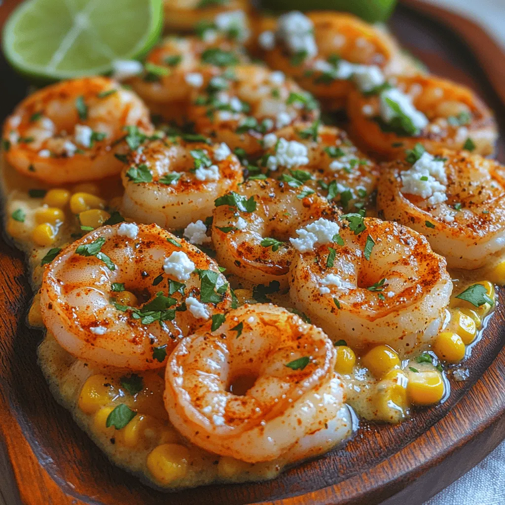 If you're looking to elevate your dinner game with a dish that bursts with flavor and brings a bit of the vibrant streets of Mexico right to your kitchen, look no further than Shrimp with Mexican Street Corn Sauce. This delightful recipe is a perfect fusion of succulent shrimp and a creamy, tangy corn sauce, embodying the essence of traditional Mexican street food.