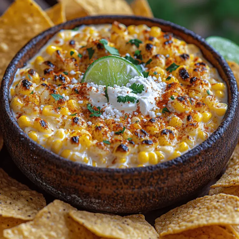 Elote, a beloved Mexican street food, has captured the hearts and taste buds of food enthusiasts around the globe. This delicious dish traditionally features grilled corn on the cob, slathered in a rich mixture of mayonnaise, lime, chili powder, and topped with crumbled cotija cheese. Its unique blend of flavors and textures makes elote not just a snack, but a culinary experience steeped in tradition and culture. As the popularity of elote continues to rise, creative adaptations have emerged, one of the most delightful being the Creamy Elote Delight Dip.