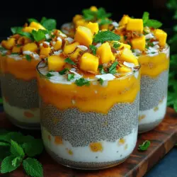 In recent years, chia pudding has surged in popularity as a go-to healthy dessert option, captivating the taste buds of health enthusiasts and dessert lovers alike. This delicious treat is not only easy to prepare but also incredibly versatile, making it a favorite among those seeking a nutritious snack or dessert. Enter the Tropical Bliss Mango Chia Pudding, a delightful fusion of flavors that transports you straight to a sun-kissed beach paradise with every spoonful.
