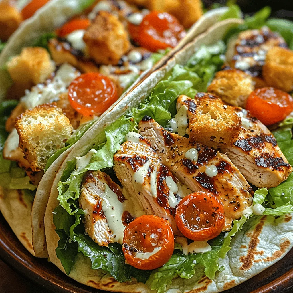 Wraps have surged in popularity as a convenient meal option, thanks to their versatility and ease of preparation. Whether you're looking for a quick lunch at the office, a satisfying dinner after a long day, or even a meal prep solution for the busy week ahead, wraps can be tailored to suit any palate and occasion. Among the myriad varieties available, Grilled Chicken Caesar Wraps stand out as a delightful fusion of flavors and textures that are sure to please both your taste buds and your appetite.