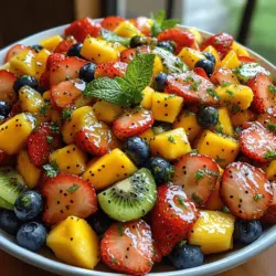 Fruit salads have long been a staple in kitchens around the world, celebrated for their vibrant colors, refreshing flavors, and versatility. Whether served as a refreshing side dish at a summer barbecue, a light dessert, or a nutritious breakfast, fruit salads offer an array of health benefits that make them an irresistible choice for any meal. With their ability to showcase seasonal fruits, they invite creativity and personalization, allowing cooks to tailor their ingredients to suit their taste preferences or dietary needs.