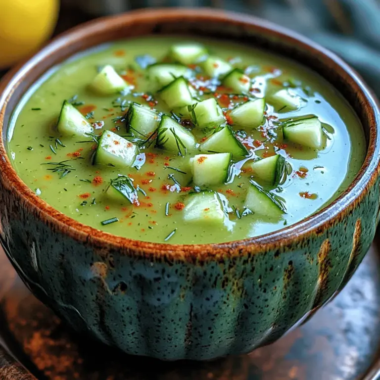 As the warmth of summer approaches or when you simply crave a refreshing dish year-round, a bowl of creamy cucumber soup can be a delightful addition to your culinary repertoire. This Refreshing Vegan Creamy Cucumber Soup stands out not only for its vibrant flavors but also for its health benefits, making it the perfect dish for those looking to nourish their bodies without sacrificing taste.