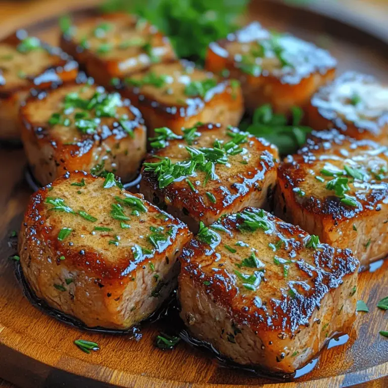 If you’re looking for a dish that embodies gourmet flavors yet is simple enough for a weeknight meal, look no further than Garlic Butter Steak Bites. This recipe features tender bites of sirloin steak, perfectly seared and drenched in a rich garlic butter sauce that elevates the experience to new culinary heights. Whether you’re hosting a gathering, preparing a special dinner for loved ones, or simply craving something indulgent on a busy weeknight, Garlic Butter Steak Bites deliver on both flavor and ease.