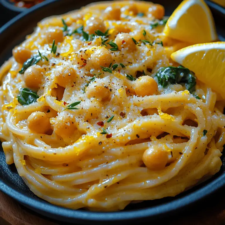 If you're looking for a dish that perfectly balances comfort and nutrition, look no further than Zesty Creamy Lemon Chickpea Pasta. This delightful recipe combines the bright, refreshing flavor of lemon with the rich creaminess that makes pasta a beloved staple across many cuisines. Whether it's a busy weeknight dinner or a special occasion, this dish is sure to impress family and friends alike.