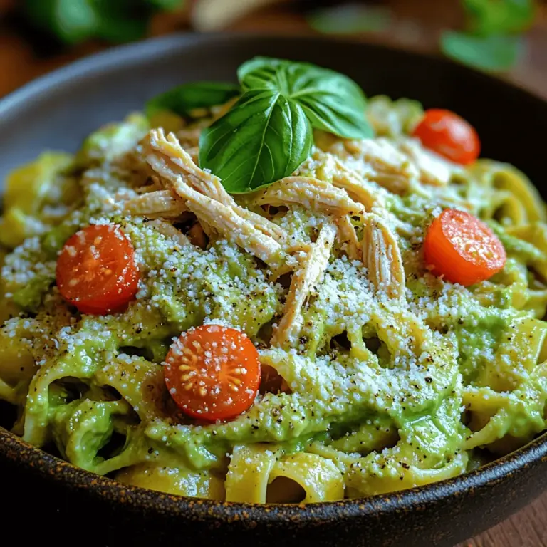 When it comes to pasta, the type you choose can significantly impact the texture and overall experience of the dish. Fettuccine is a popular choice for this recipe due to its wide, flat shape, which allows it to hold onto the creamy avocado sauce beautifully. However, feel free to experiment with other pasta types such as penne, rotini, or even gluten-free options if needed. The key is to select a pasta that can provide a satisfying bite and complement the creaminess of the sauce.