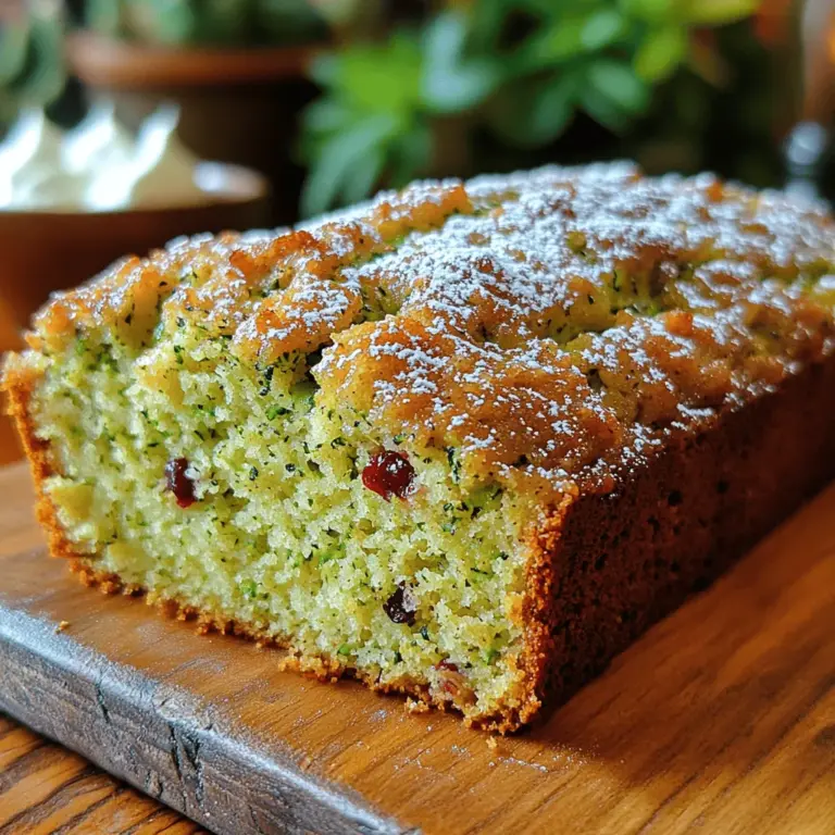 If you're looking for a deliciously unique quick bread that marries the subtle sweetness of zucchini with the vibrant tang of lemon, then look no further than Zesty Lemon Zucchini Bread. This delightful recipe is not only a treat for your taste buds but also a fantastic way to sneak in some healthy ingredients. With its moist texture and refreshing flavor, this bread is perfect for breakfast, an afternoon snack, or even a light dessert.