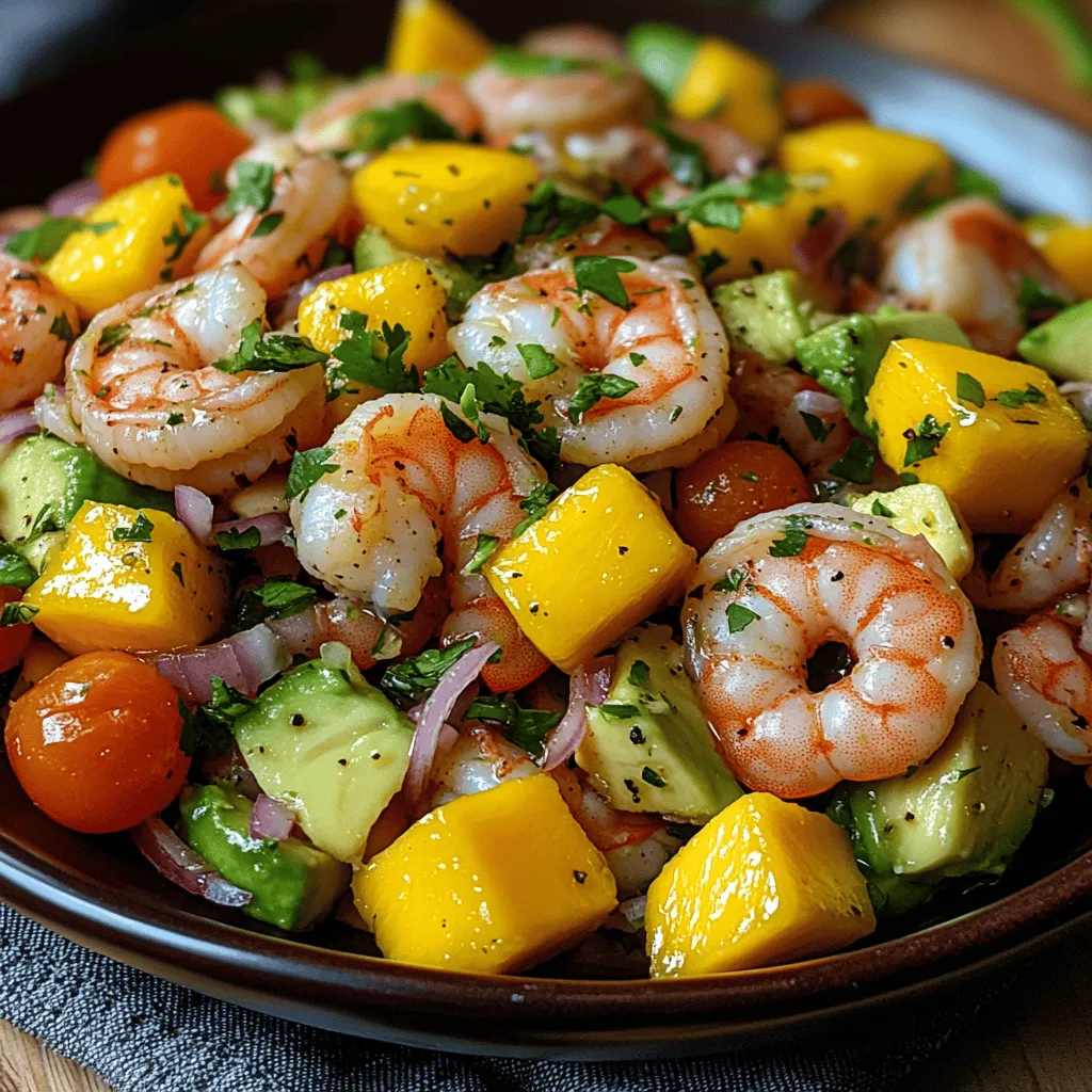 In a world where healthy eating is becoming increasingly popular, the Mango Shrimp Avocado Salad stands out as a vibrant and nutritious choice that tantalizes the taste buds. This dish not only embodies the essence of fresh, wholesome ingredients but also offers a beautiful medley of flavors and textures. The combination of succulent shrimp, creamy avocado, and sweet mango creates a salad that is both satisfying and refreshing, making it perfect for any occasion.