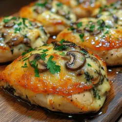 Understanding the key components of the Savory Mushroom Stuffed Chicken Breast can enhance your appreciation for this dish. Each ingredient plays a vital role, contributing to the overall flavor, texture, and nutritional profile.