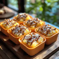 Dive into the refreshing world of our Tropical Bliss Bites, where vibrant flavors transport you straight to a sun-kissed beach paradise. This delightful recipe artfully combines the natural sweetness of ripe pineapple with the creamy richness of coconut yogurt, creating a decadent yet healthy dessert that satisfies your sweet tooth without the guilt. Whether you're looking for a light indulgence on a hot summer day or a nutritious snack to keep you energized, these bites are the perfect solution.
