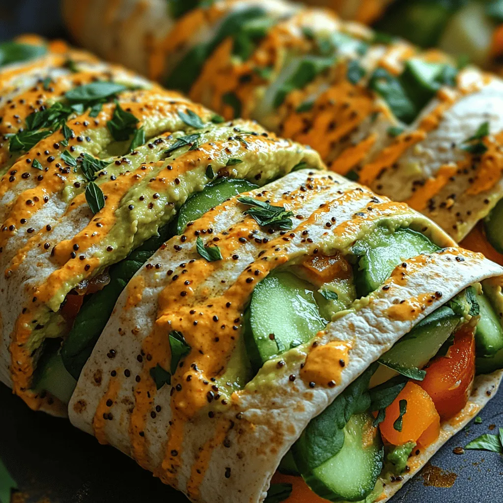 In the realm of healthy eating, finding delicious and easy-to-prepare recipes can often be a challenge. Enter the Creamy Avocado Hummus Veggie Wraps – a vibrant, nutritious meal packed with flavor and essential nutrients. This recipe is perfect for busy individuals or families looking for a satisfying lunch or dinner option that doesn’t compromise on taste or health. Made with wholesome ingredients like creamy avocado, protein-rich chickpeas, and a variety of fresh vegetables, these wraps are not only delightful to the palate but also a feast for the eyes.
