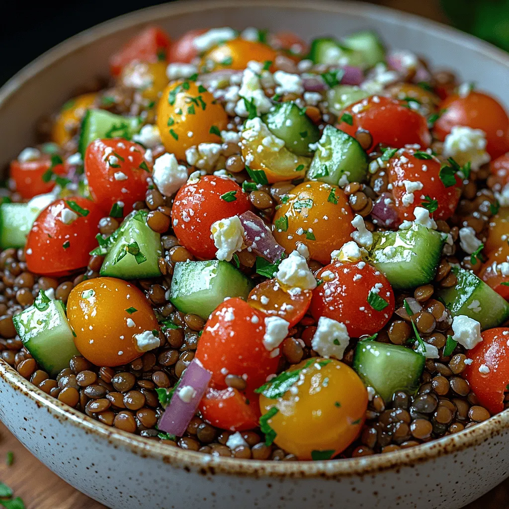 The foundation of any great recipe lies in its ingredients. Here, we break down each component of the Crunchy Rainbow Lentil Salad and discuss their benefits.