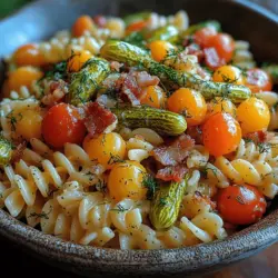 Pasta salads are a beloved staple in the culinary world, celebrated for their versatility and adaptability to various occasions. Whether it’s a summer barbecue, a picnic in the park, or a cozy family dinner, a well-crafted pasta salad can elevate your meal and impress your guests. One particularly exciting variation that has been gaining traction is the creamy dill pickle pasta salad. This dish marries the comforting heartiness of pasta with the bold, tangy crunch of dill pickles, creating a refreshing and flavorful experience that is hard to resist.
