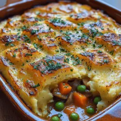 Delve into the heart of comfort food with this Hearty Vegan Shepherd's Pie, a delightful dish that captures the essence of home-cooked meals. Perfect for family gatherings or a cozy night in, this plant-based recipe not only satisfies your hunger but also nourishes the soul. The combination of a rich vegetable filling and a creamy mashed potato topping provides an indulgent experience without compromising on health or ethical standards. This shepherd's pie is a testament to how delicious vegan food can be, making it an ideal option for everyone, whether you are a seasoned vegan or just looking to incorporate more plant-based meals into your diet.