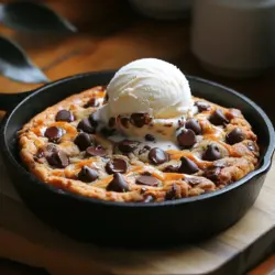 Indulging in a warm, gooey chocolate chip cookie is a universal pleasure that evokes nostalgia and satisfaction. The aroma of freshly baked cookies wafting through the house can transform an ordinary day into something special. But what if we told you that you could take this classic treat to the next level with just one kitchen tool? Enter the Skillet Chocolate Chip Cookie, a delightful twist on the traditional cookie that promises to impress your family and friends.