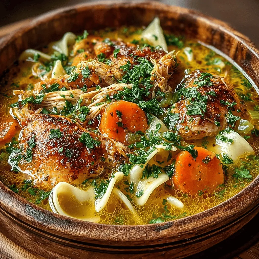When the chill of winter settles in or when we feel under the weather, few meals evoke comfort quite like a warm bowl of chicken noodle soup. This timeless dish has been a staple in homes across the globe, cherished not just for its flavors, but for its ability to soothe the soul. The heartwarming aroma of simmering chicken, vegetables, and fragrant herbs brings a sense of nostalgia, reminding us of afternoons spent in the kitchen with loved ones.