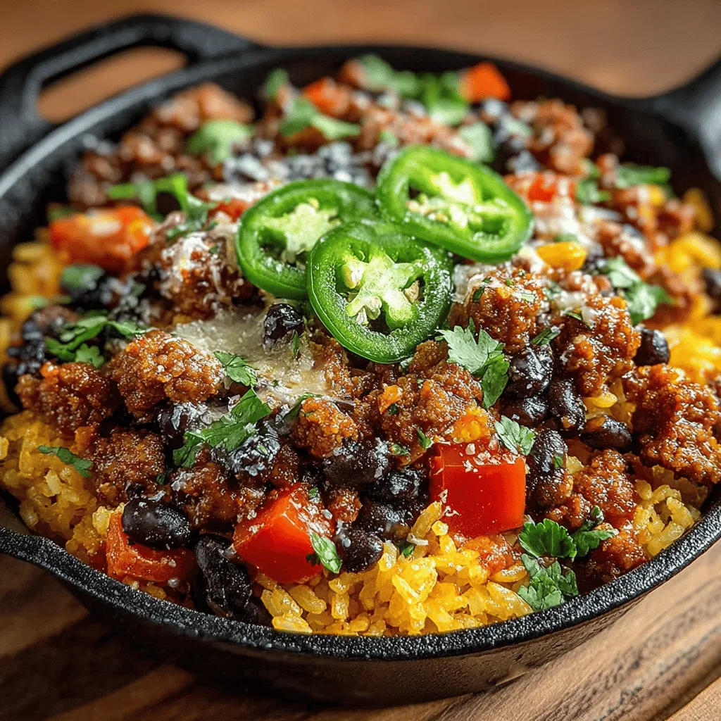 There's something undeniably appealing about a one-pan meal that bursts with flavor, texture, and color. The Spicy Sausage, Bean & Rice Skillet Fiesta is a vibrant dish that brings together the savory essence of spicy Italian sausage, the heartiness of beans and rice, and the freshness of vegetables. This dish isn’t just a feast for the taste buds; it’s also an eye-catching centerpiece that is sure to impress family and friends.