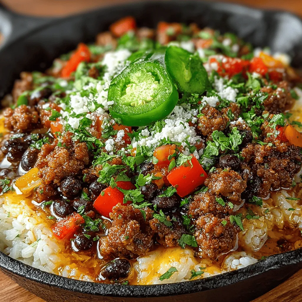 There's something undeniably appealing about a one-pan meal that bursts with flavor, texture, and color. The Spicy Sausage, Bean & Rice Skillet Fiesta is a vibrant dish that brings together the savory essence of spicy Italian sausage, the heartiness of beans and rice, and the freshness of vegetables. This dish isn’t just a feast for the taste buds; it’s also an eye-catching centerpiece that is sure to impress family and friends.