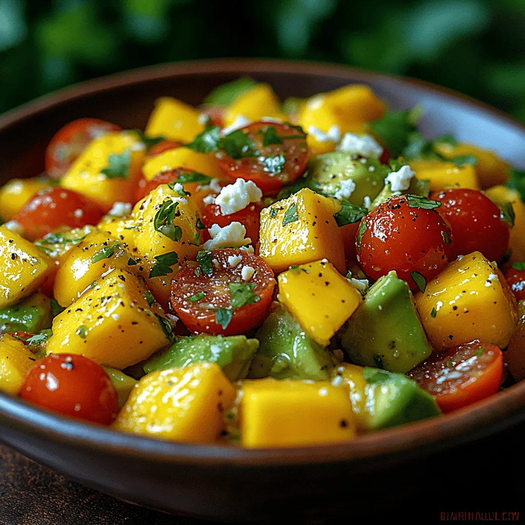 In a world where healthy eating is becoming increasingly vital, fresh salads have emerged as an appealing and nutritious choice for many. Salads not only provide a vibrant burst of flavors but also offer a plethora of nutritional benefits that can enhance overall well-being. Among the myriad of salad options, the Tangy Mango Avocado Salad stands out as a delightful blend of sweetness, creaminess, and freshness that tantalizes the taste buds. This salad is not just a feast for the eyes with its colorful ingredients; it is also a powerhouse of flavor and health benefits, making it a perfect addition to any meal or occasion.
