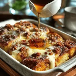 Bread pudding is a beloved dessert that evokes feelings of warmth and comfort, often serving as a nostalgic reminder of home-cooked meals and family gatherings. With its creamy custard soaked bread enveloped in a sweet embrace, it is a dish that transcends seasons and occasions. Today, we are taking this classic dessert to the next level by introducing a delightful twist: Cinnamon Swirl Delight Bread Pudding, made from rich, gooey cinnamon rolls. This innovative recipe combines the beloved flavors of cinnamon and sugar with the traditional elements of bread pudding, making it the perfect indulgent treat for family brunches, cozy evenings at home, or festive celebrations with friends.