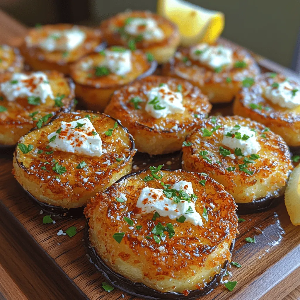 The world of appetizers is vast and delicious, but few dishes stand out like Crispy Feta Eggplant Bites. This recipe is not only a feast for the eyes but also a delightful combination of textures and flavors that will impress any guest. With the perfect balance of crispy eggplant, creamy feta, and fragrant herbs, these bites are ideal for parties, gatherings, or a cozy night in. Their unique blend of flavors and textures makes them an exceptional choice for both casual and formal occasions.